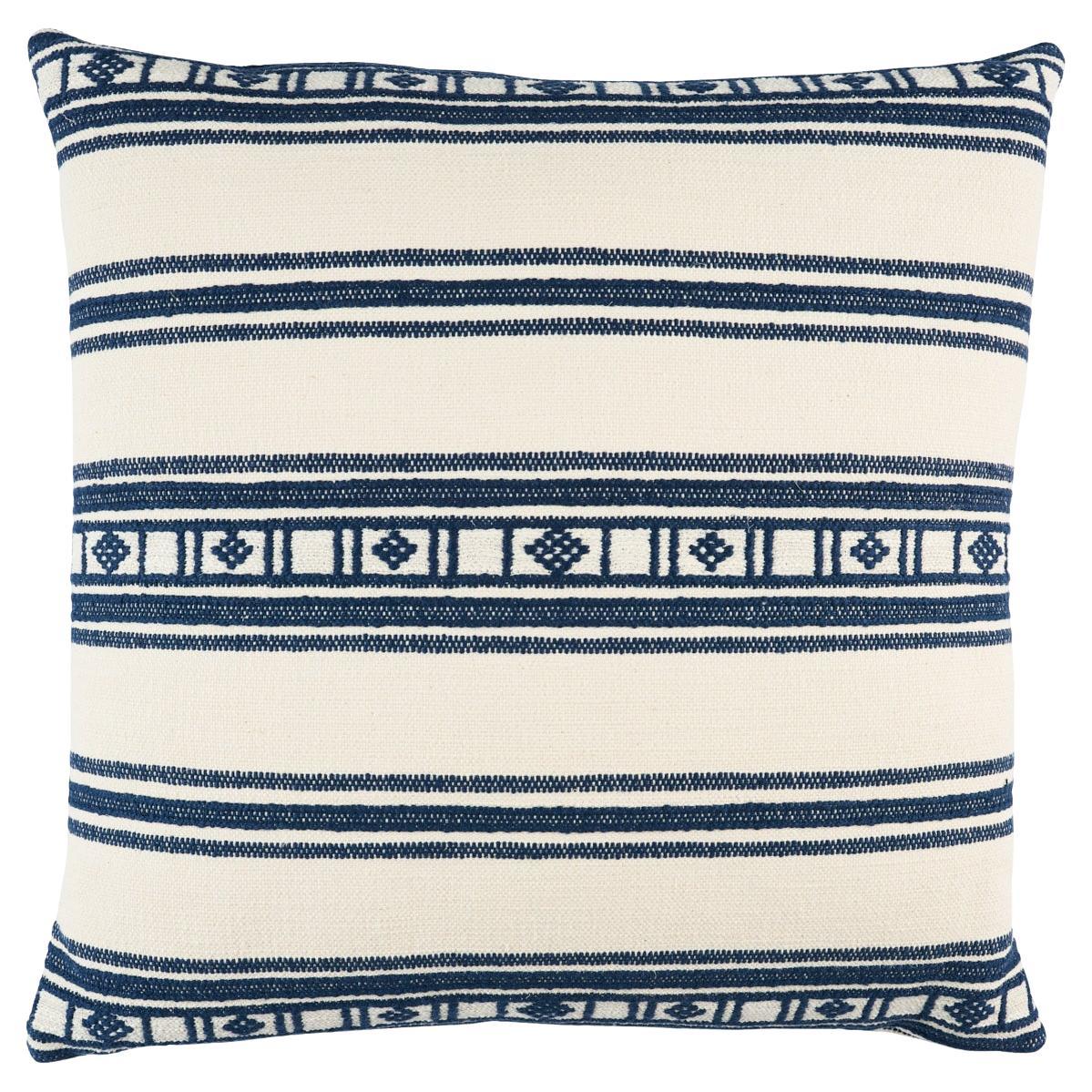 Schumacher Buena Vista 22" Pillow in Indigo