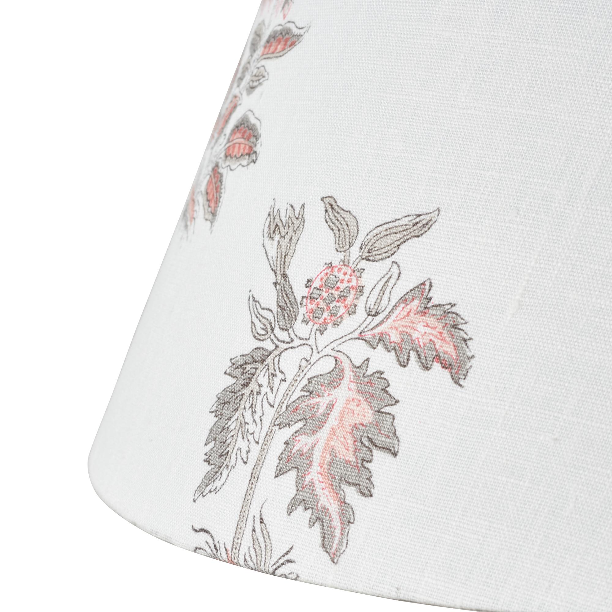 Thai Schumacher Bunny Rose Linen Lampshade