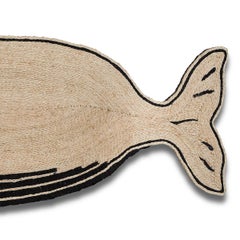 Schumacher by Charlap Hyman & Herrero Ballena in Black & Natural Rug