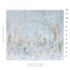 Schumacher by Colette Cosentino Bisou Wallpaper Mural in Mineral