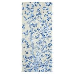 Carta da parati Schumacher by Miles Redd Brighton Pavilion in blu