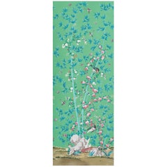 Schumacher by Miles Redd Brighton Pavilion Wallpaper Mural in Emerald