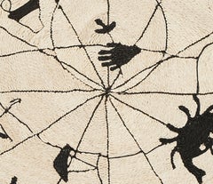 Schumacher Charlap Hyman Herrero Astrologia Zodiac Black Natural Abaca Round Rug
