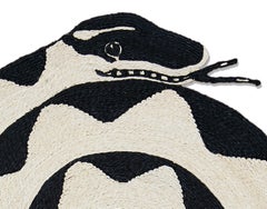 Tapis Schumacher fait par Charlap Hyman & Herrero Espiral:: naturel et noir