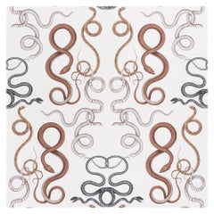 Schumacher Charlap Hyman Herrero Giove Wallpaper in Agate and Onyx