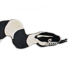 Tapis Schumacher X Charlap Hyman & Herrero Serpiente naturel et noir