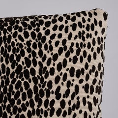 Schumacher Cheetah Velvet 20" Pillow in Java