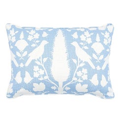 Schumacher Chenonceau 20" x 14" Pillow in Sky