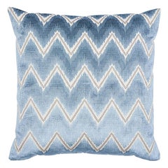 Almohada Schumacher Chevron Terciopelo 20