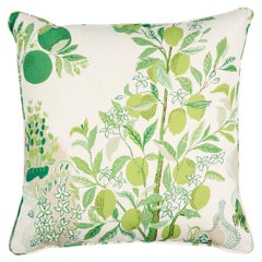 Schumacher Citrus Garden I/O in Leaf 22" Pillow