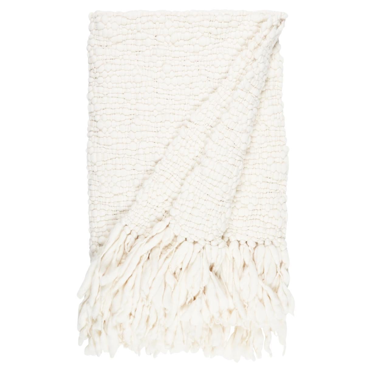 Schumacher Cloud Wool Throw For Sale