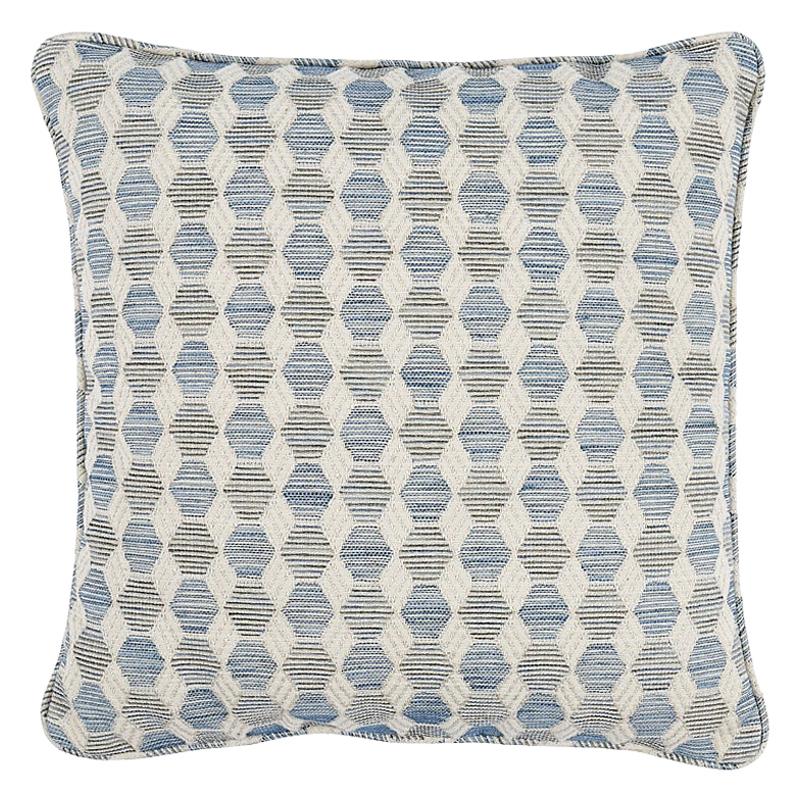Almohada Schumacher Coquina 20" Azul
