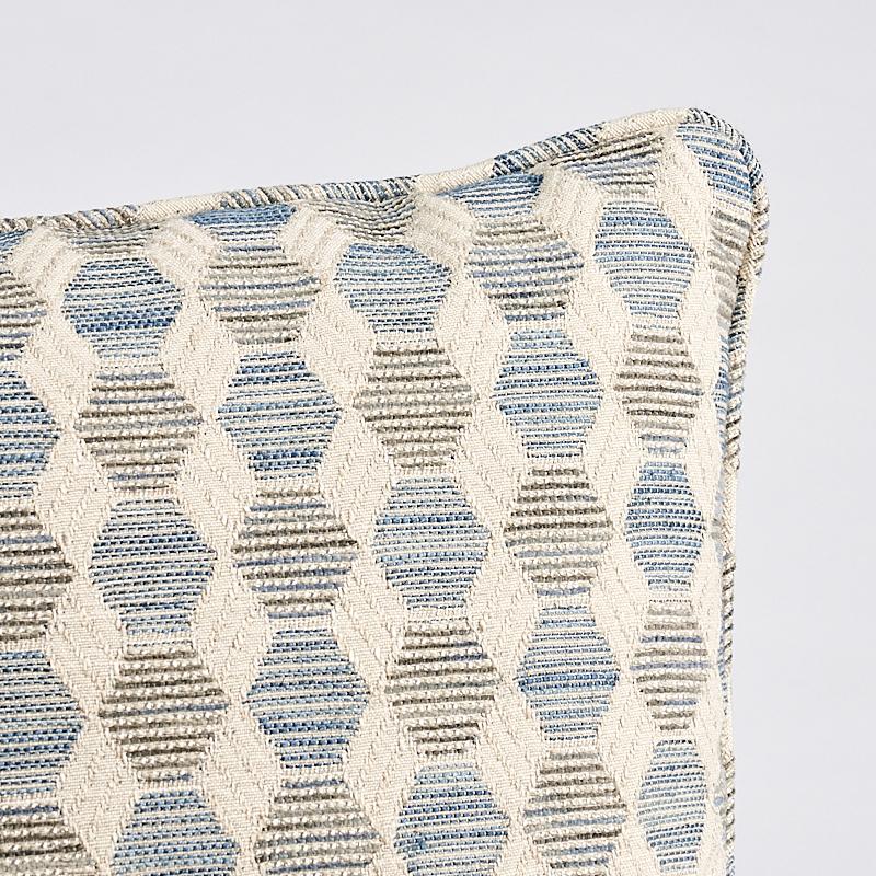 This pillow features Coquina Performance with a self welt finish. A small-scale geometric with a soft side. Coquina‚Äôs woven hexagons have an appealing tonal irregularity thanks to space-dyed yarn, which imparts an organic, slightly imperfect feel.