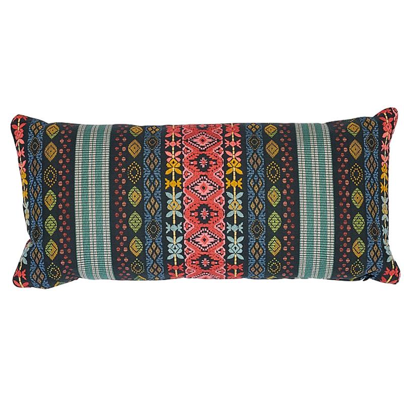 Schumacher Cosima Embroidery Pillow For Sale