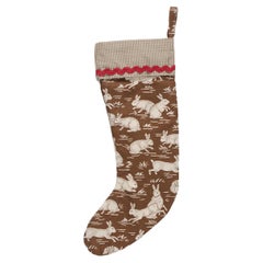 Schumacher Baumwollschwanzschwanz Stocking in Kastanienholz