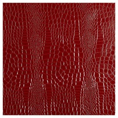 Schumacher Crocodile Wallpaper In Crimson