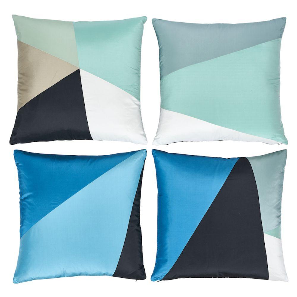 Moderne Coussin cubiste Schumacher de 50,8 cm en vente