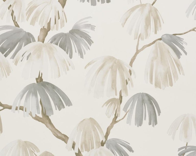 Schumacher David Kaihoi Weeping Pine Botanical Neutral Wallpaper, 9