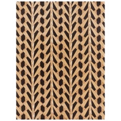 Schumacher Deco Bamboo Area Rug in Hand-Tufted Wool Silk, Patterson Flynn