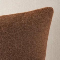 Schumacher Dixon Mohair in Vicuna 18" Pillow