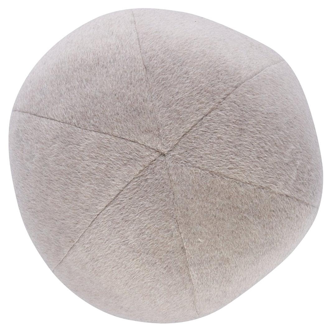 Schumacher Dixon Mohair Sphere 12" Pillow In Stone
