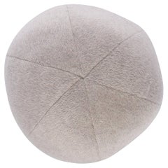 Schumacher Dixon Mohair Sphere 12" Pillow In Stone