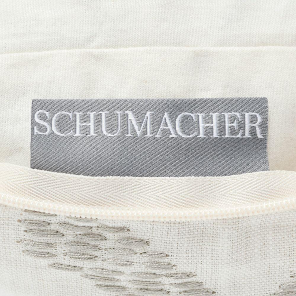 Contemporary Schumacher Don’t Fret 18” Pillow For Sale