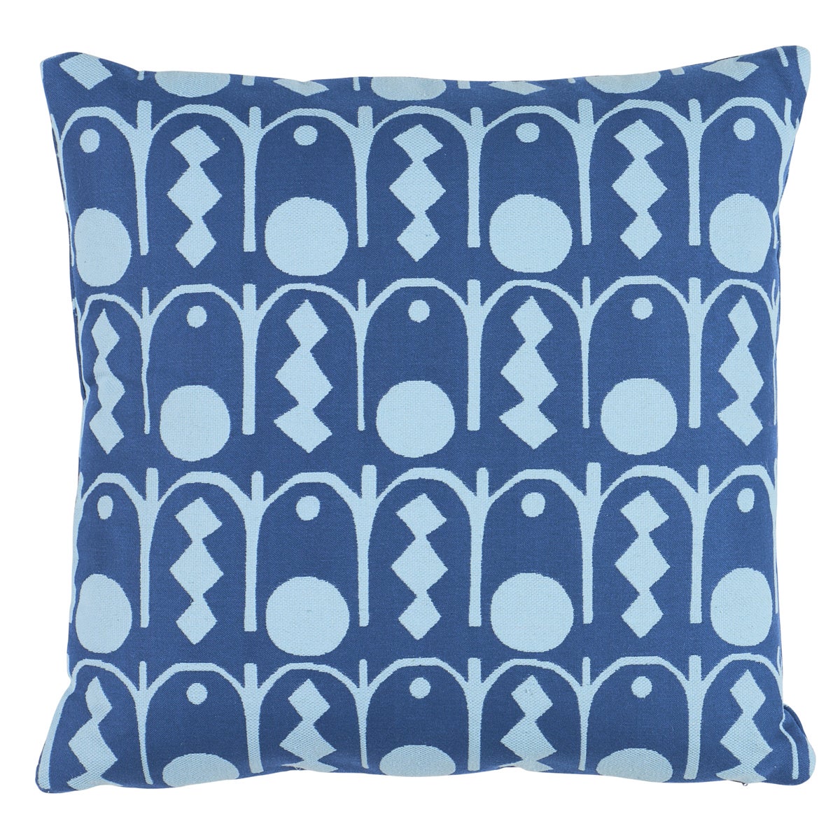 Downtown Pillow in Blues, 16"