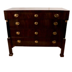 Schumacher Early 19th Century Biedermeier Walnut Chest of Drawers