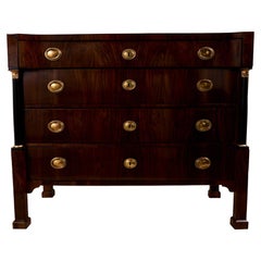 Schumacher Early 19th Century Biedermeier Walnut Chest of Drawers