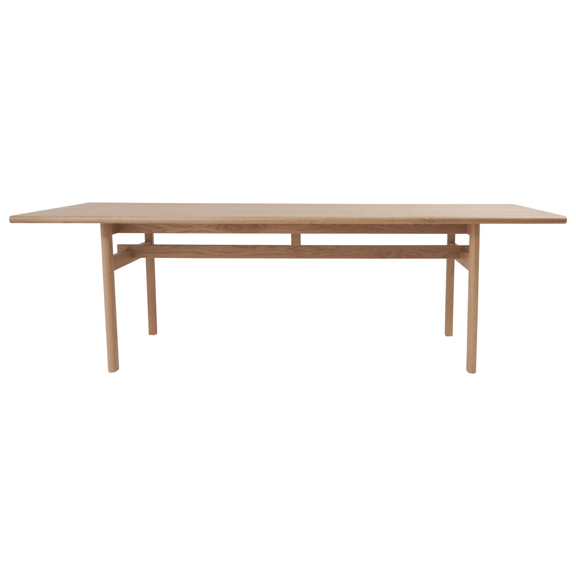 Schumacher Editions Mokki 94.5" Dining Table in White Oak For Sale