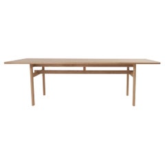 Schumacher Editions Mokki table de salle à manger extra large en chêne blanc « Mokki 94,5 »