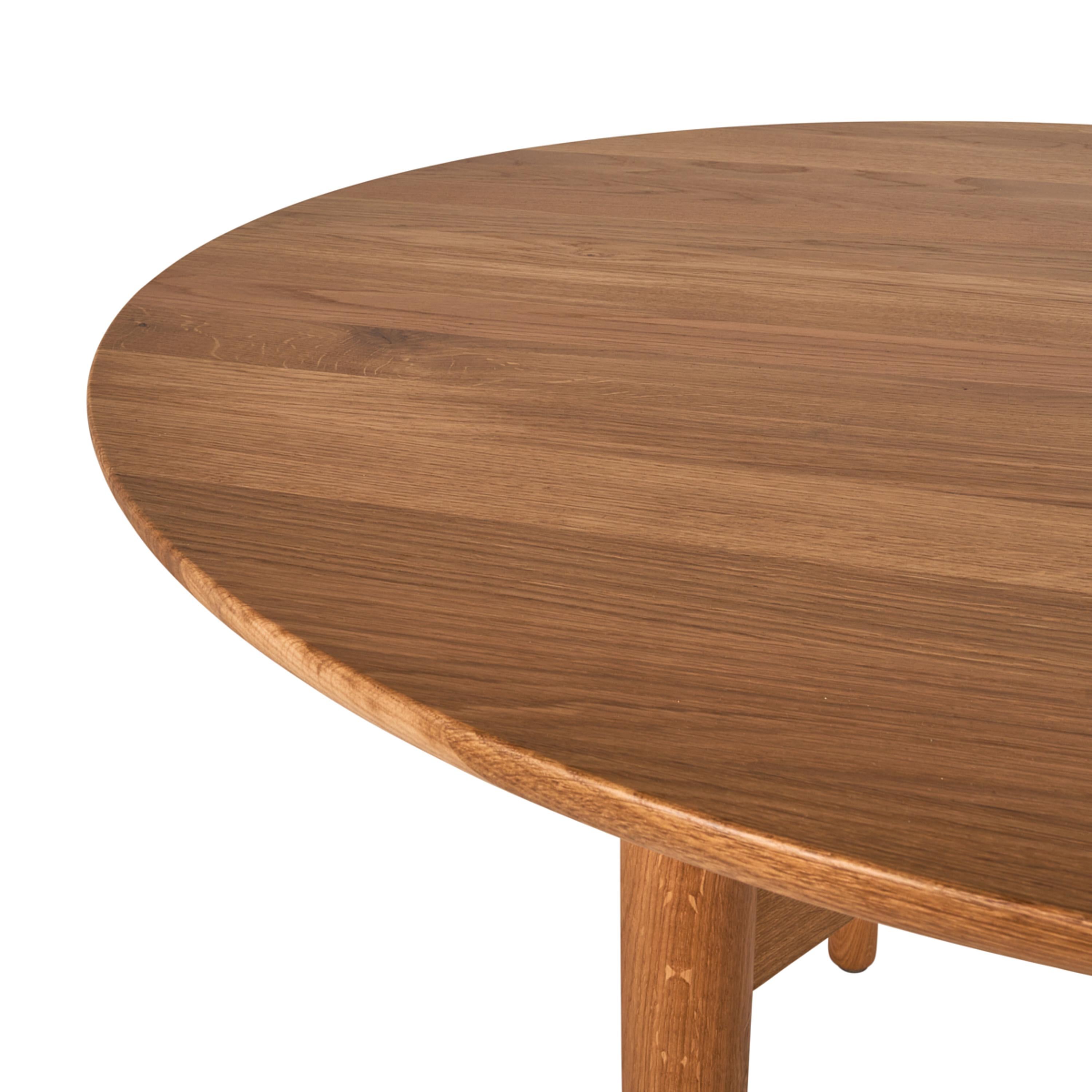 Moderne Table de salle à manger Schumacher Editions Puffin 84 pouces en mat naturel en vente