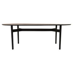 Schumacher Editions Puffin 84" Dining Table in Soft Black