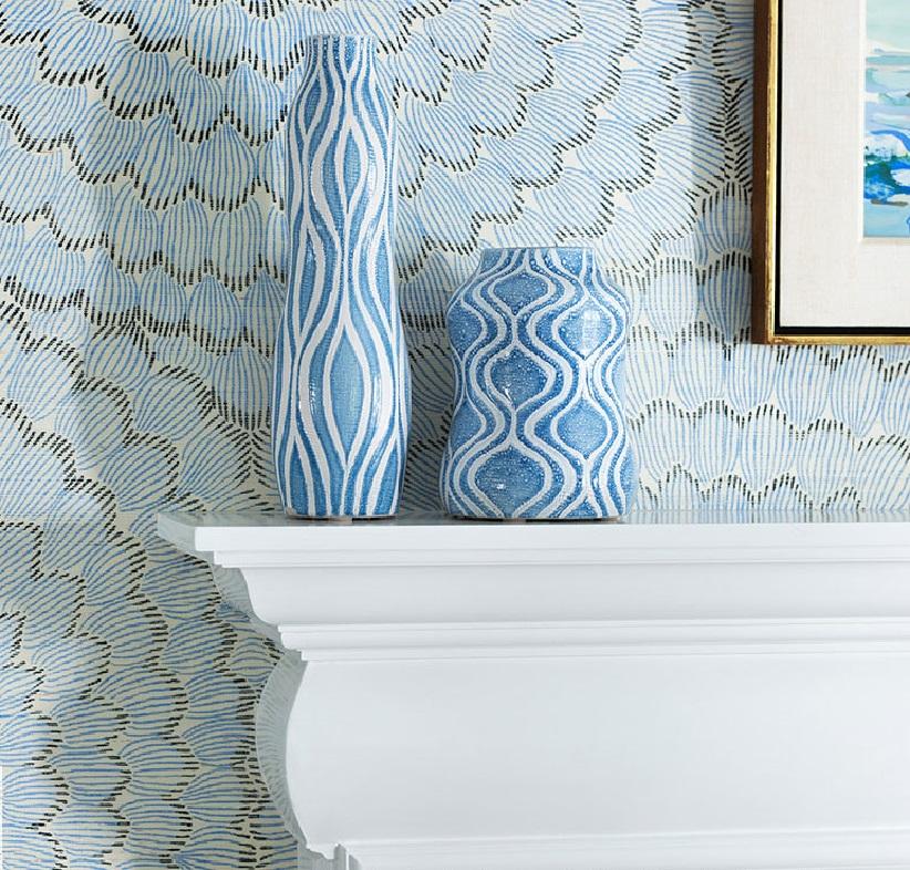 schumacher feather bloom wallpaper