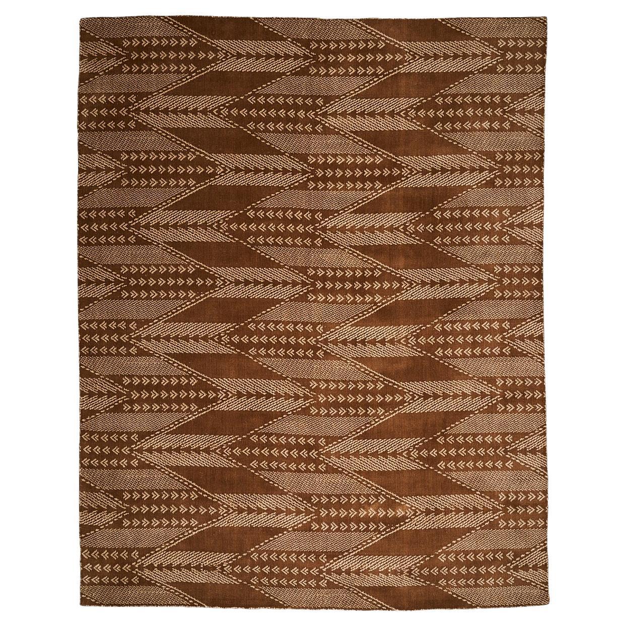 Schumacher Fitzgerald 8' x 10' Rug In Brown For Sale