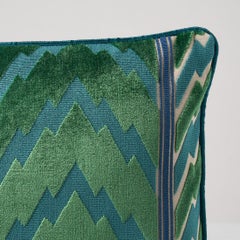 Schumacher Florentine Velvet 24" x 12" Pillow