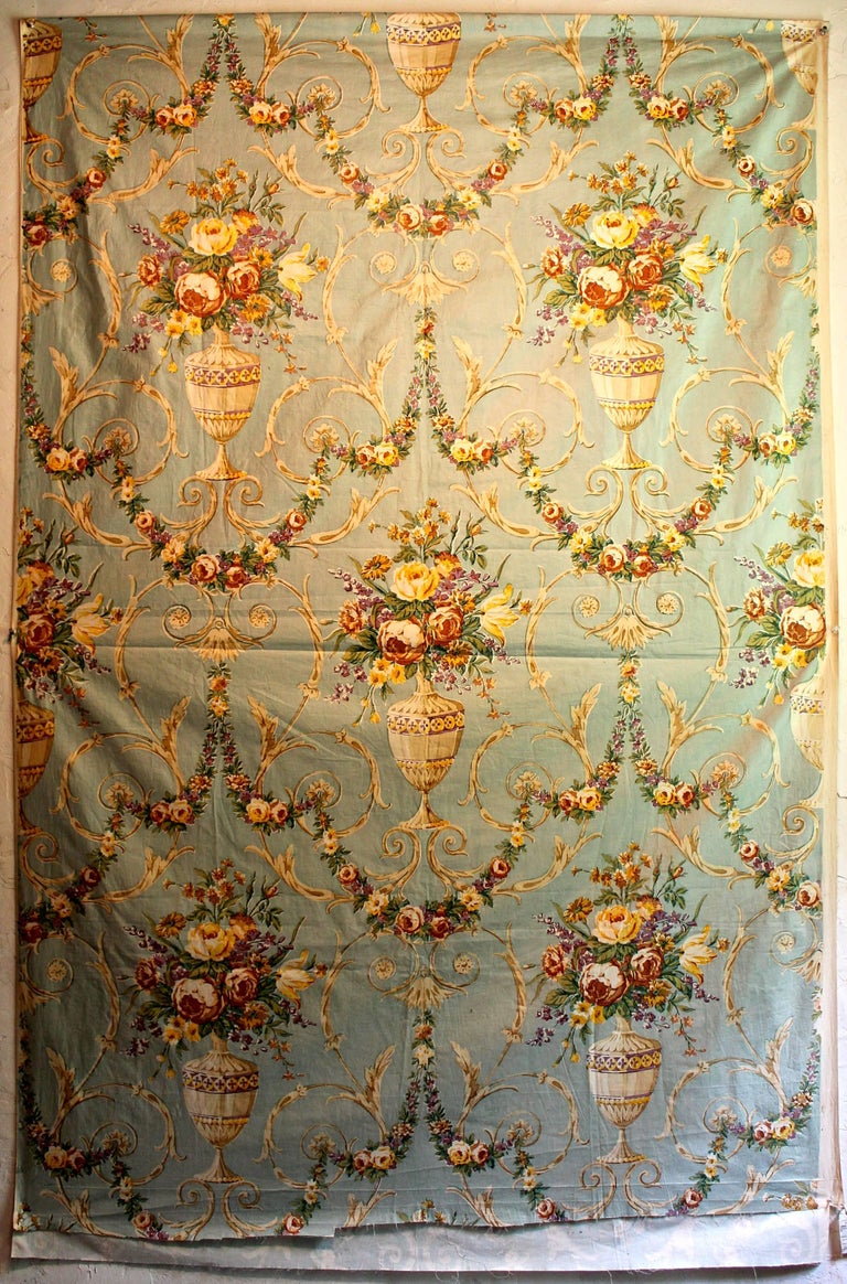 Schumacher Four Yards of Vintage Chintz, Original Chandler Price Tag ...
