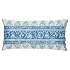 Schumacher Foxglove I/O 27x14" Pillow in Indigo