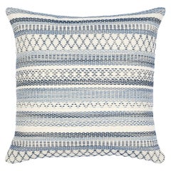 Schumacher Fremont Indoor/Outdoor 20" Pillow in Blue