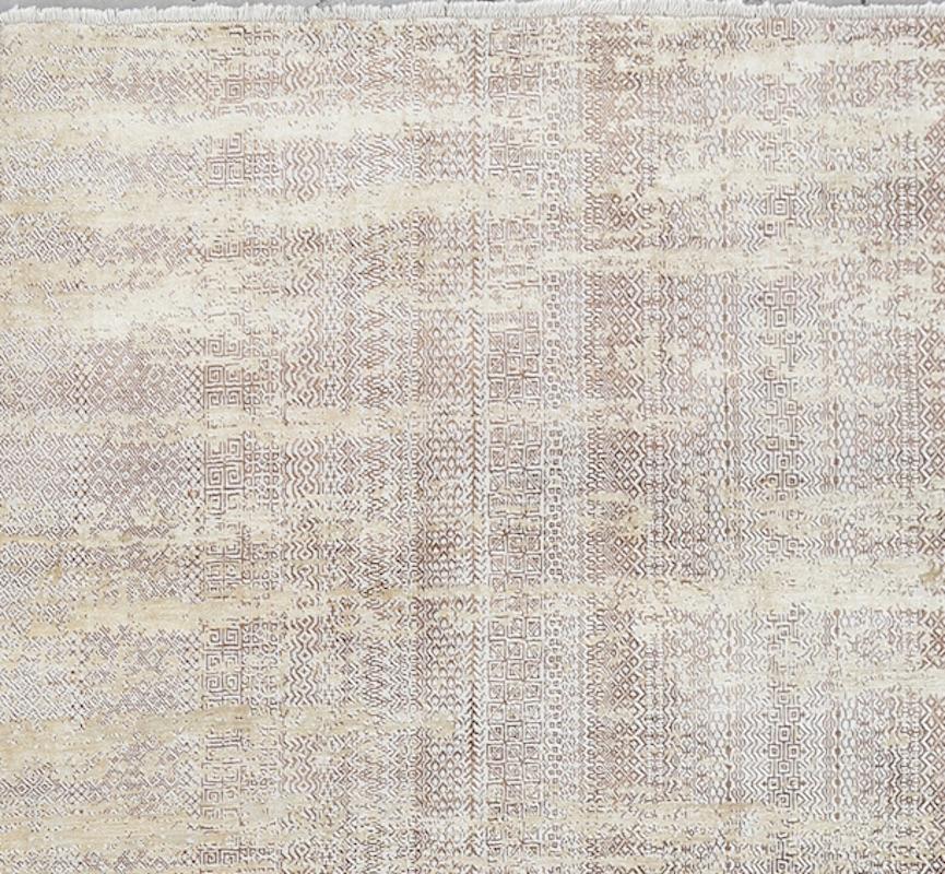 Schumacher Fujisan-Teppich aus handgeknüpfter Wolle von Patterson Flynn  (Moderne)