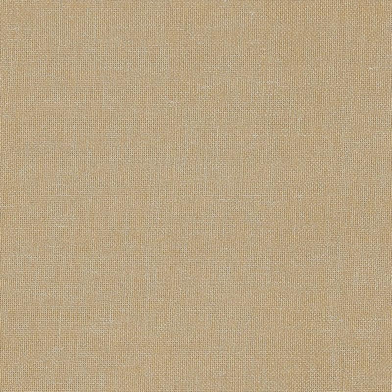 Schumacher Gilded Linen Wallpaper In Gold For Sale