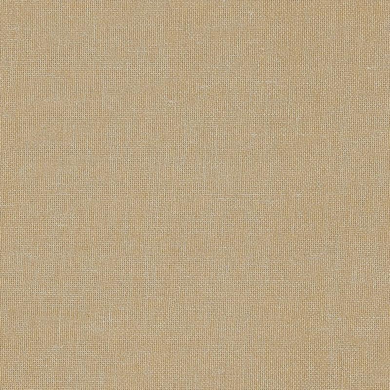 Schumacher Gilded Linen Wallpaper In Gold For Sale