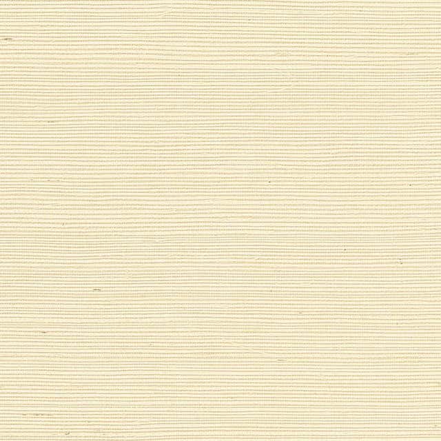 Schumacher Twiggy Sisal Wallpaper In Gold On Ivory For Sale at 1stDibs