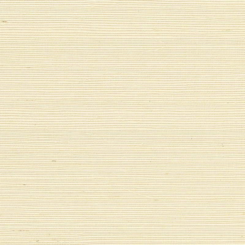 Schumacher Twiggy Sisal Wallpaper In Gold On Ivory For Sale at 1stDibs