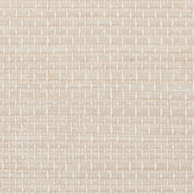 Schumacher Haruki Sisal Wallpaper In Parchment For Sale at 1stDibs