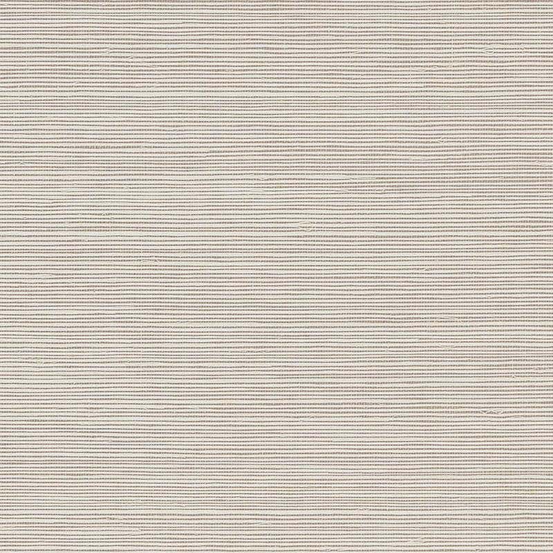 Schumacher Haruki Sisal Wallpaper In Silver For Sale at 1stDibs