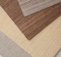 Schumacher Hemp Schimmer-Tapete in Cocoa Schimmer