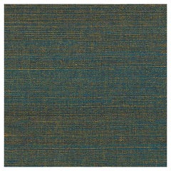 Schumacher Hemp Shimmer Wallpaper In Sapphire Shimmer