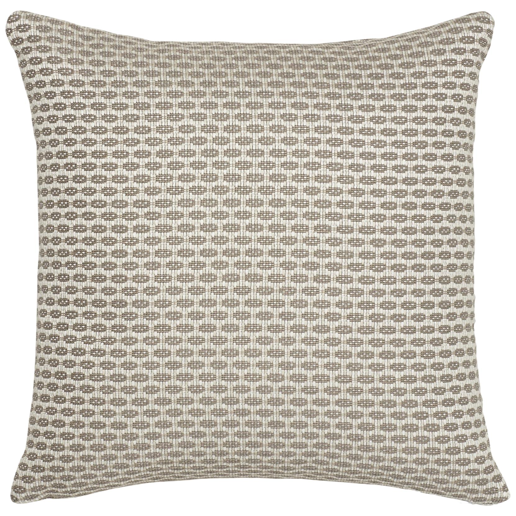 Schumacher Hickox Natural Indoor/Outdoor Two-Sided Pillow